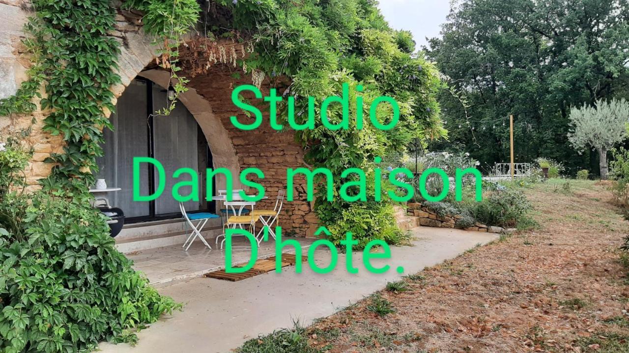 Charmant Studio Dans Maison D'Hote Dans Un Ecrin De Verdure Saint-Martin-le-Redon Zewnętrze zdjęcie